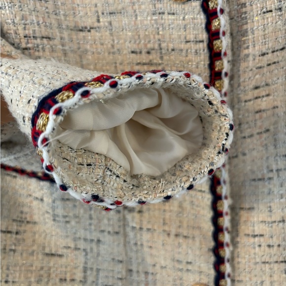 SOLD Zara tweed knit blazer jacket - Picture 4 of 6